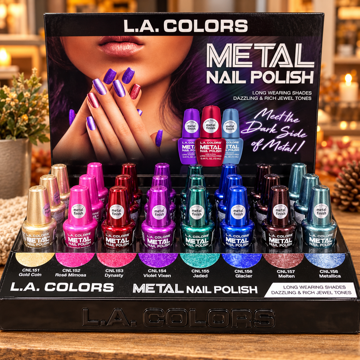 LA Colors Long Wearing Metal Nail Polish