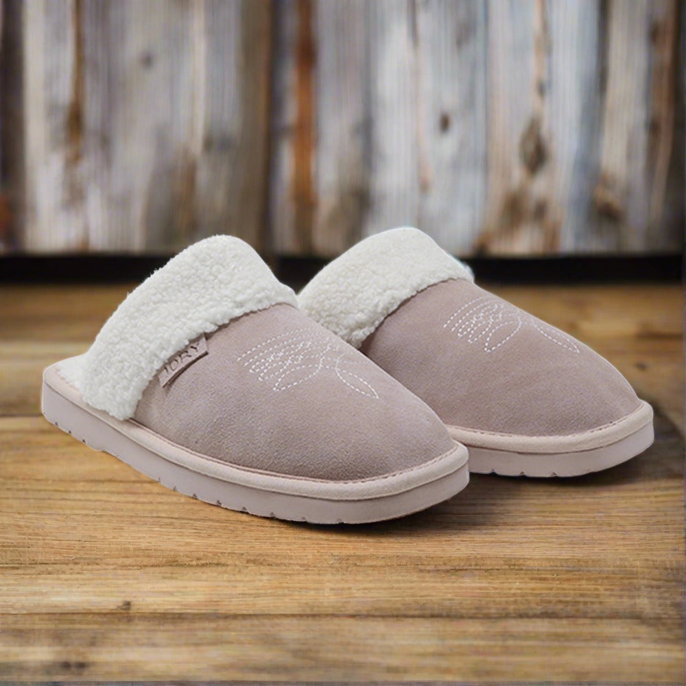 Dolly Western Cowgirl Slippers Pink (large)
