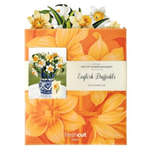 Freshcut Paper Pop Up Cards English Daffodils