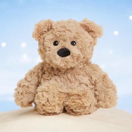 Warmies Junior Brown Curly Bear