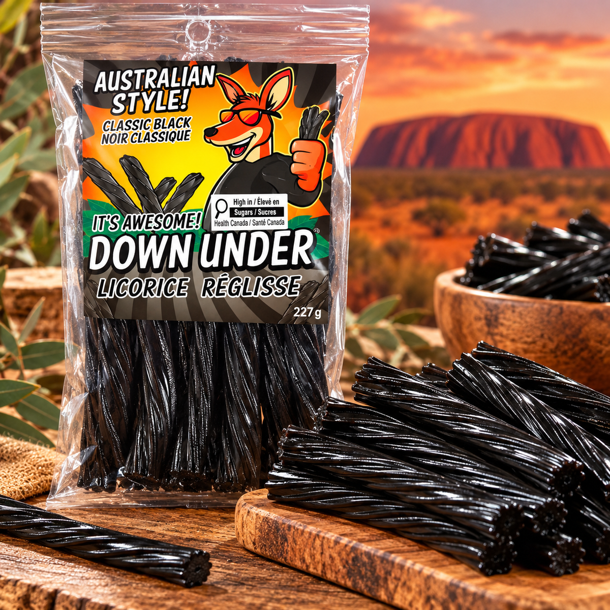 Down Under Australian Licorice Classic Black