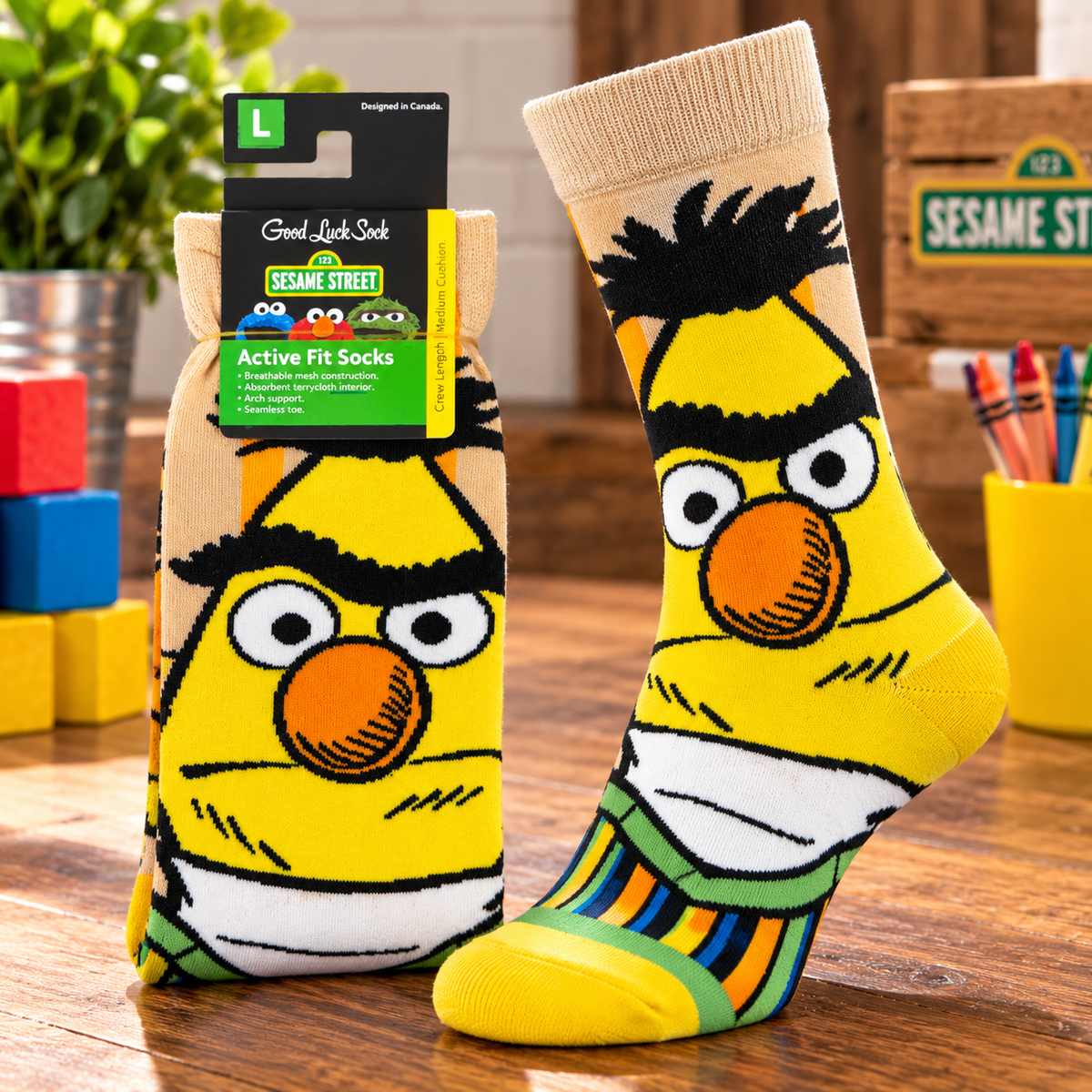 Good Luck Socks Sesame Street