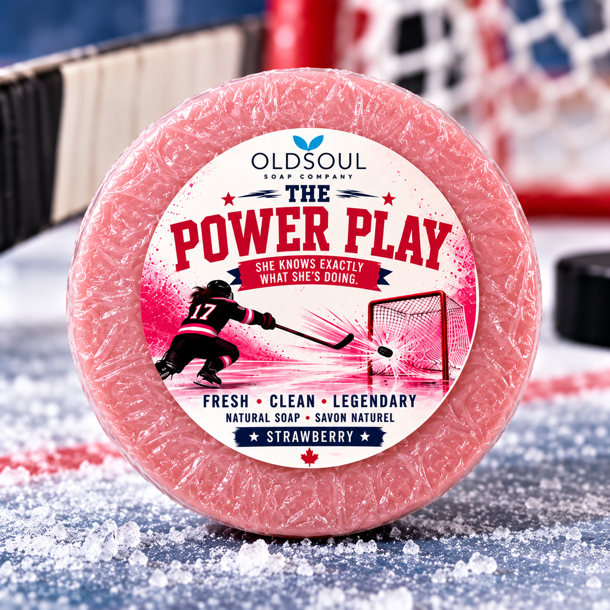 Handmade Hockey Puck Soap - For Her