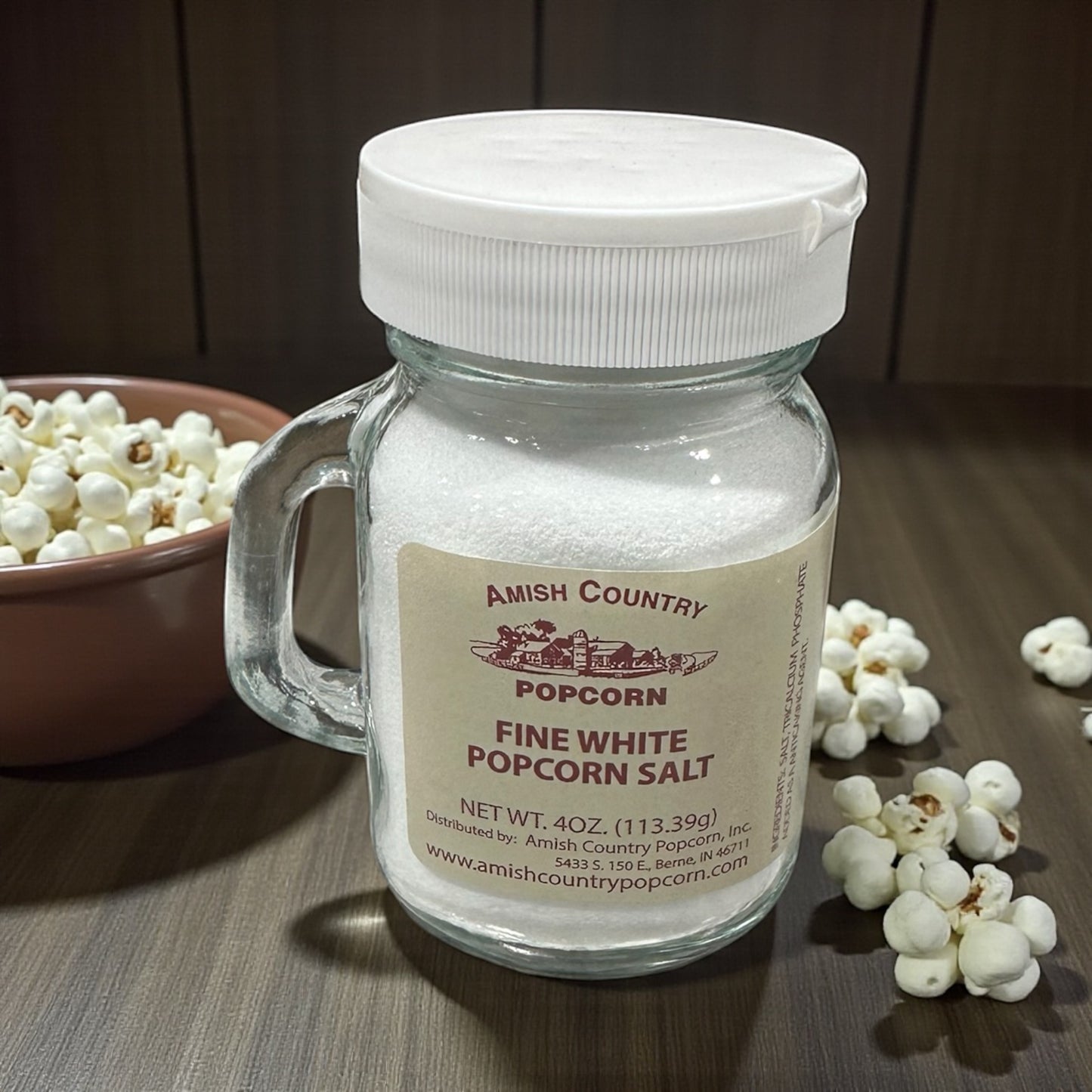 Amish Country Popcorn Fine White Salt