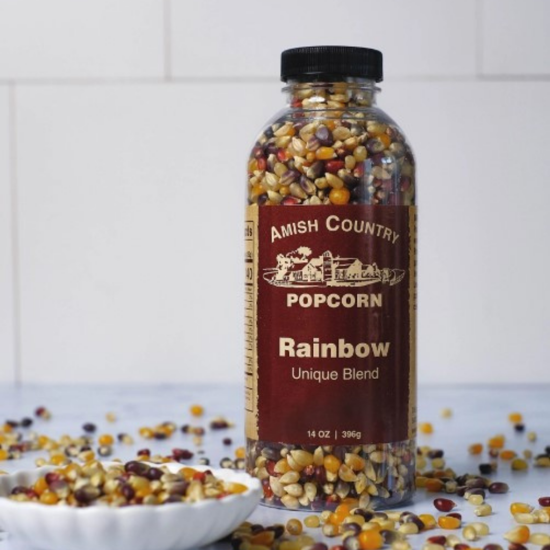 Amish Country Popcorn | Rainbow Popcorn Kernels