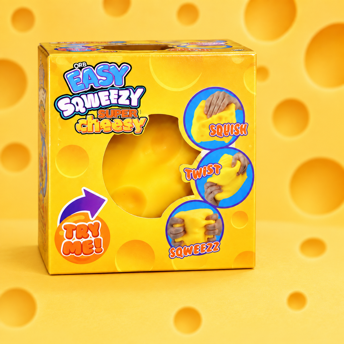 Mega Squishy Stretchy Cheese
