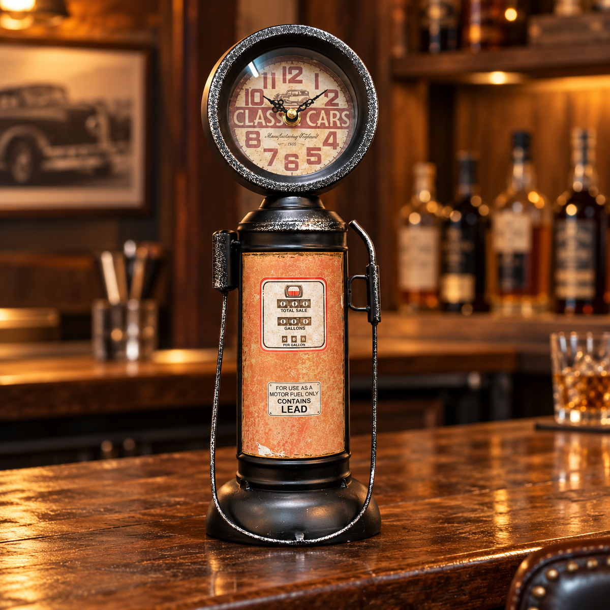 Boxman Old Fashioned Gas Clock
