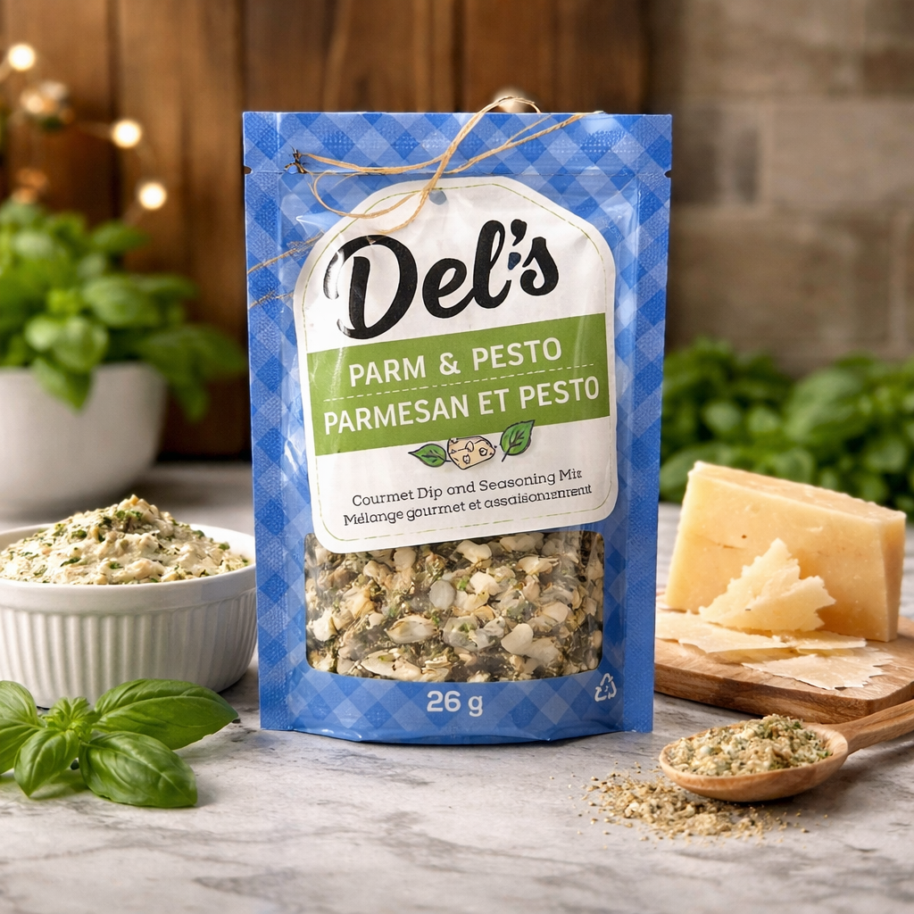 Deb's Dips Parm & Pesto