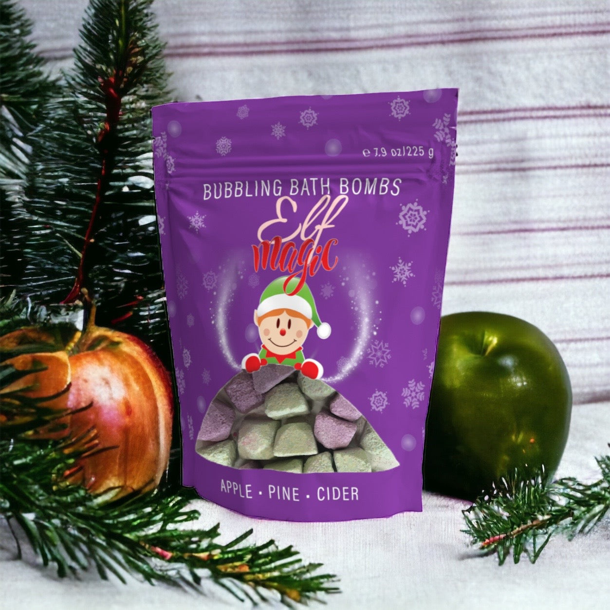 Bubbling Bath Bombs Elf Magic
