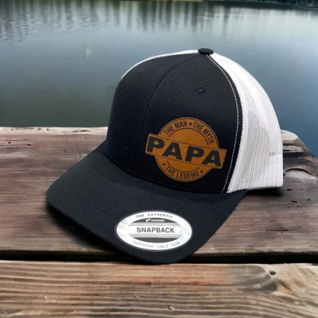 Leather Patch Hat Papa
