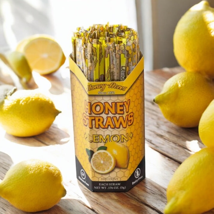 Honey Straws Lemon