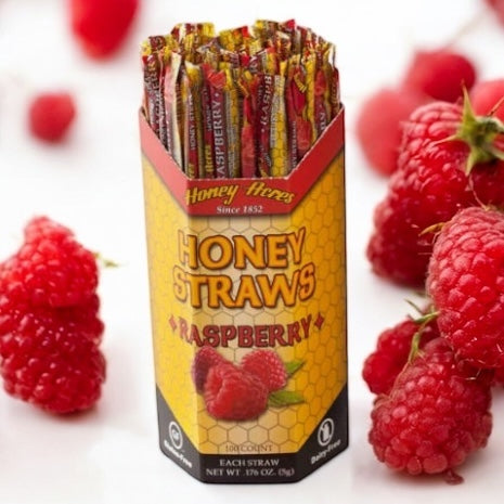 Honey Straws Raspberry