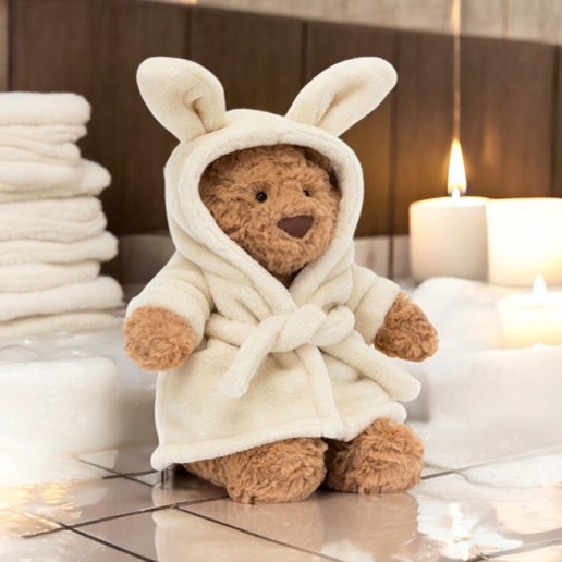 Jellycat Bartholemew Bear in Bathrobe