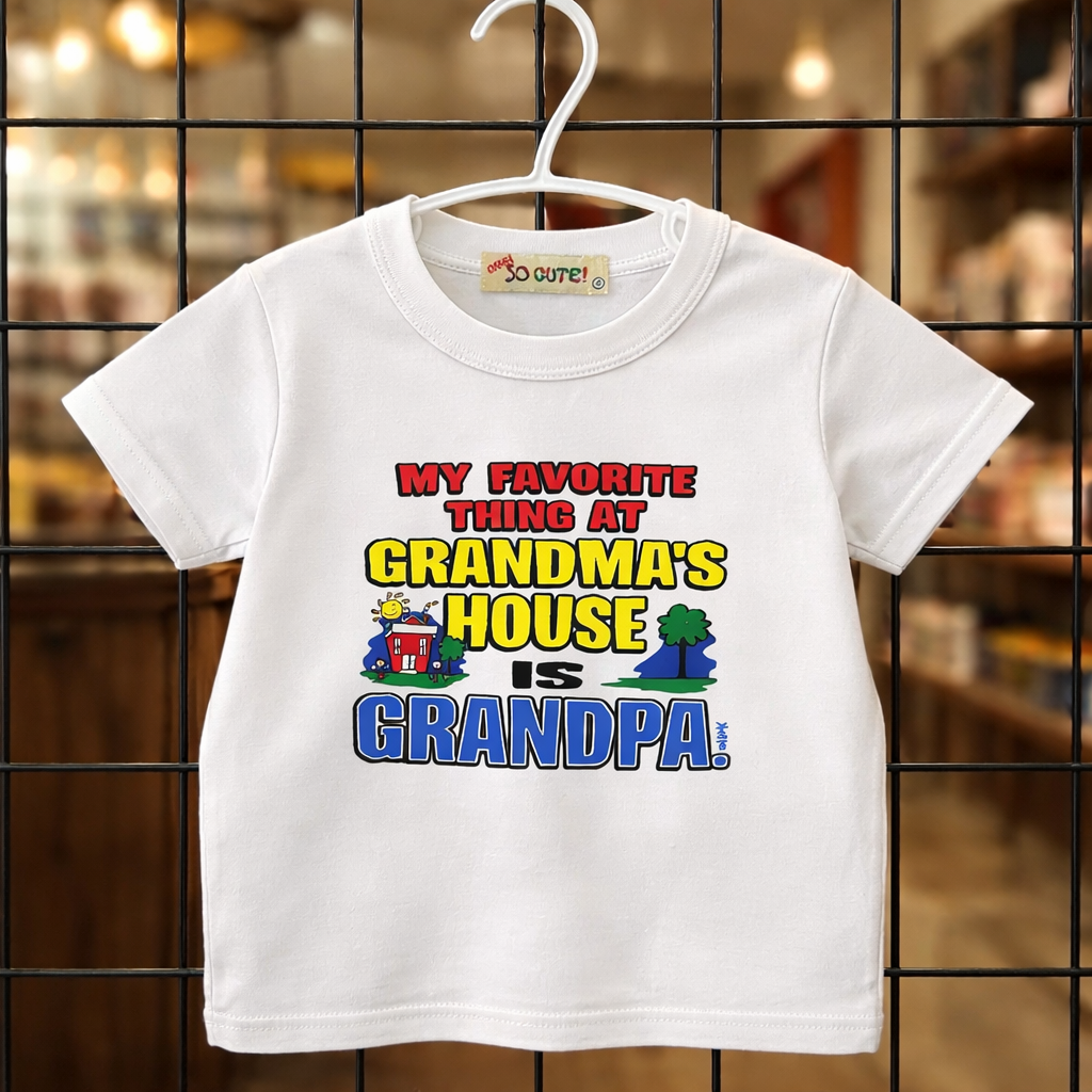 Kids T-Shirts Favorite Thing at Grandma's House
