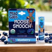 Load image into Gallery viewer, Moose Smooch Lip Balm Blueberry/Myrtilles

