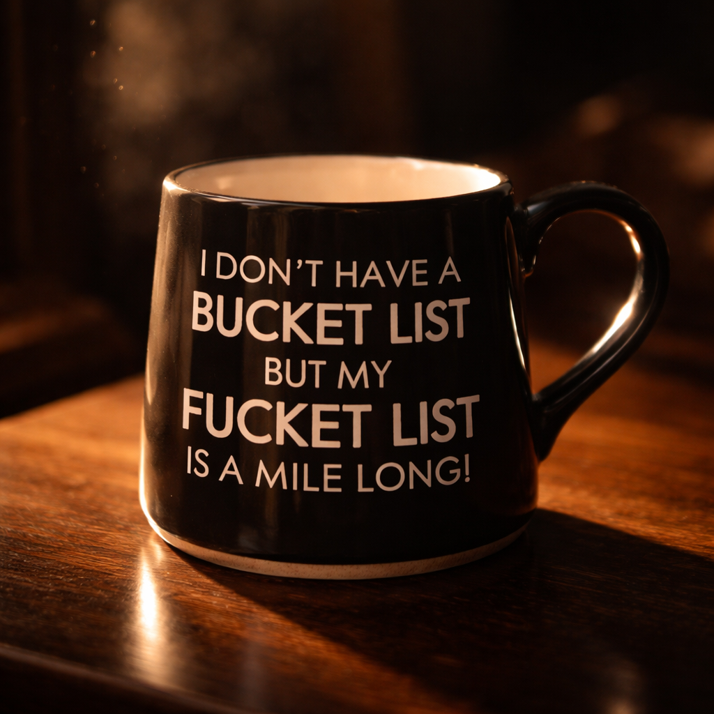 Ceramic Mug Bucket List
