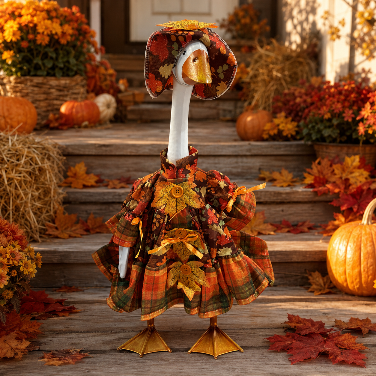 Porch Goose Outfit Festive Fall