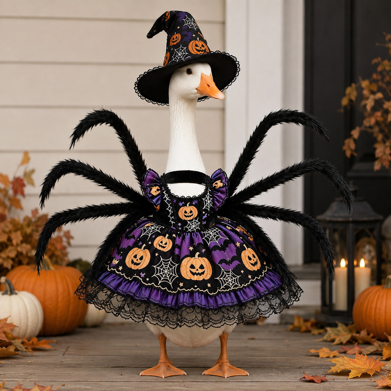 Porch Goose Outfit Spider
