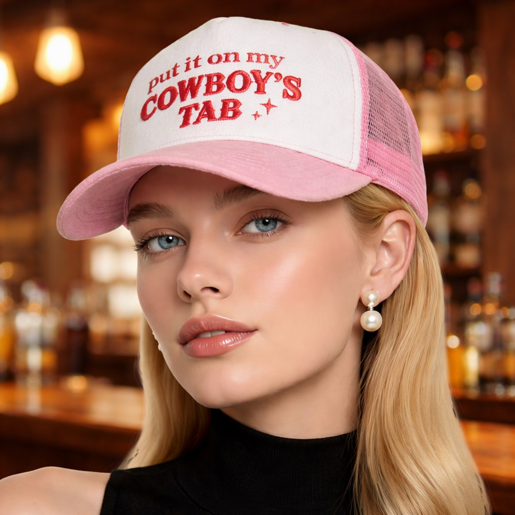 Put it on My Cowboy's Tab Baseball Cap