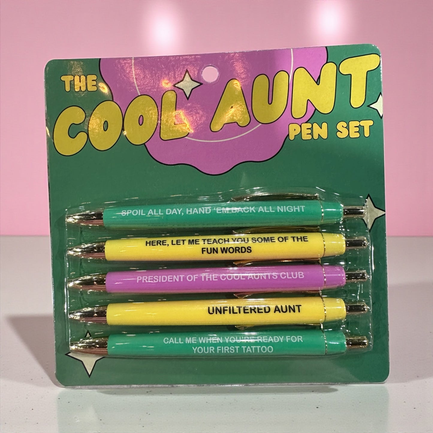 Fun Club Cool Aunt Pen Set
