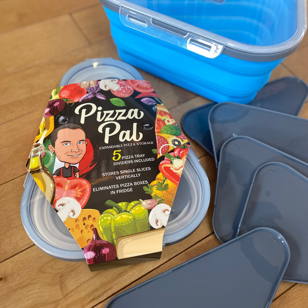 Pizza Pal Storage Container Blue
