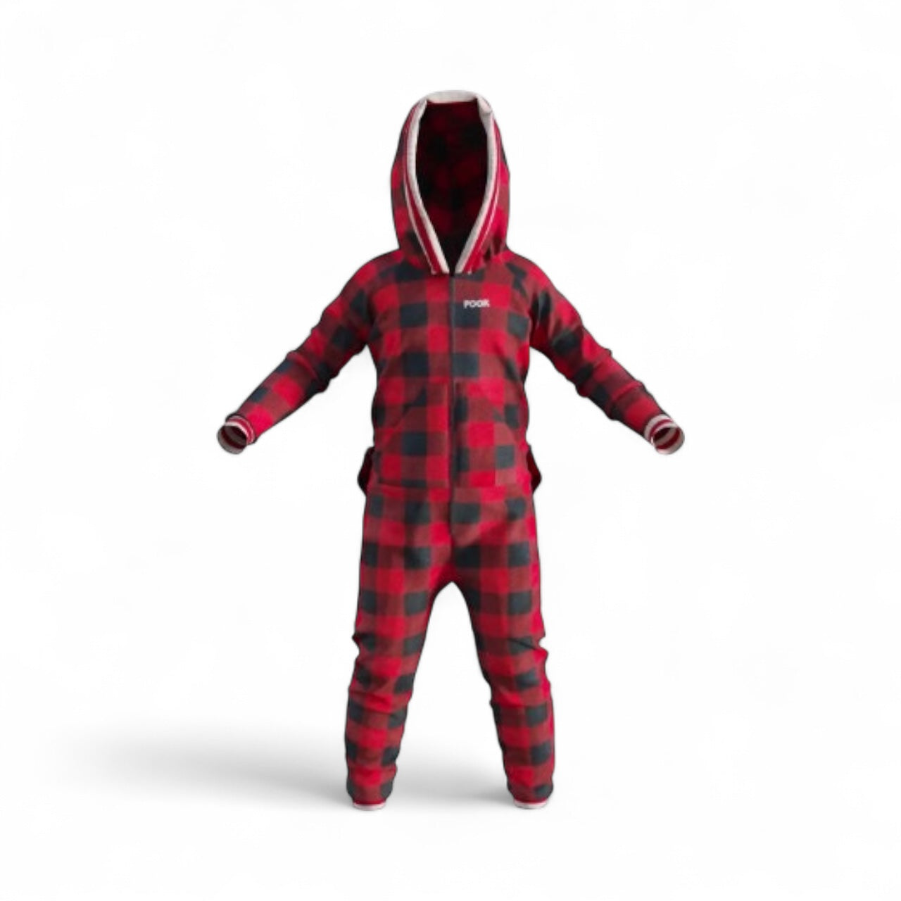 Kids & Toddler Pook Onesie Red Black