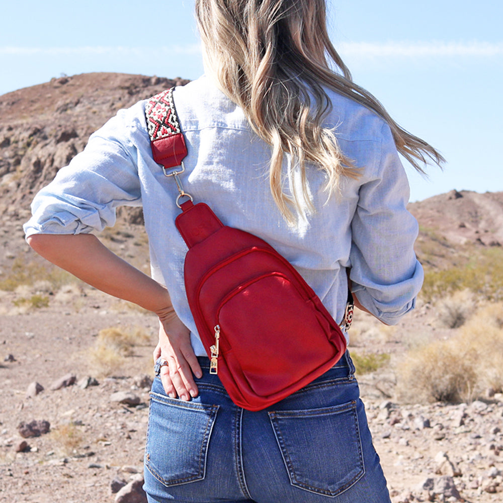 Jory Rebeca Crossbody Sling Bag Red