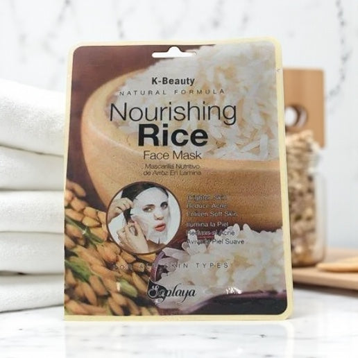 Face Mask Rice Water