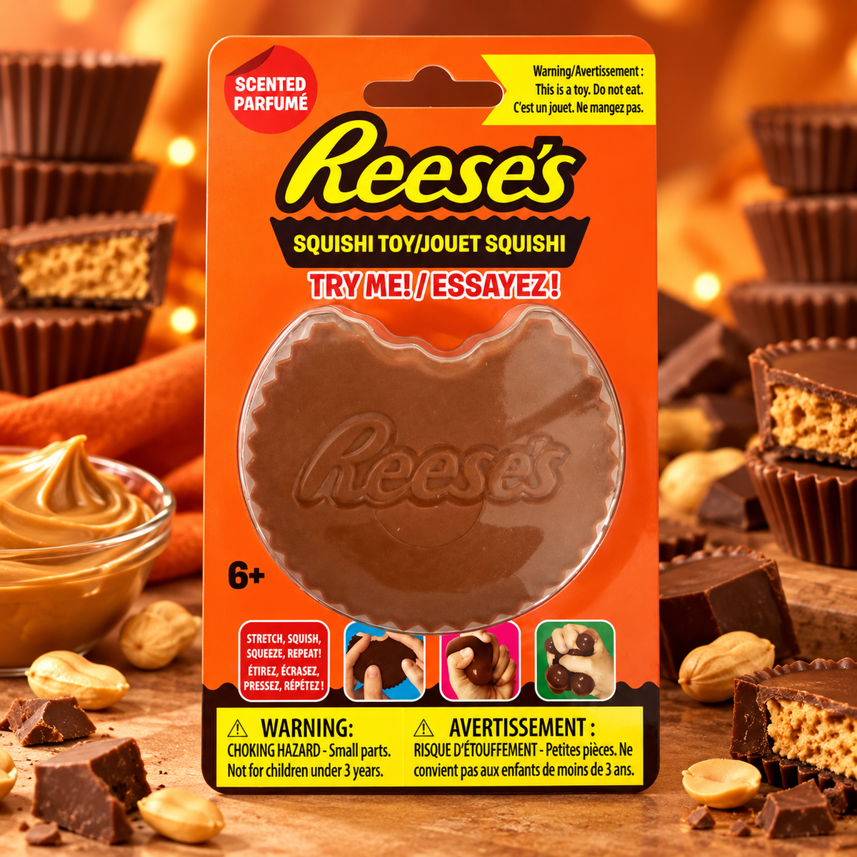 Squishy Toy Reece Peanut Butter Cup