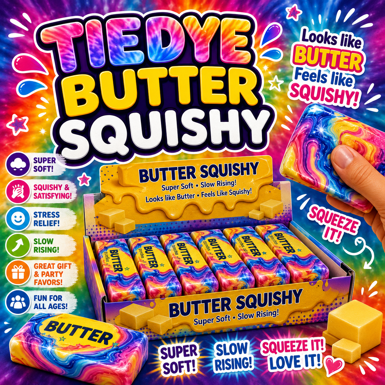 Butter Squishy Tie Dye