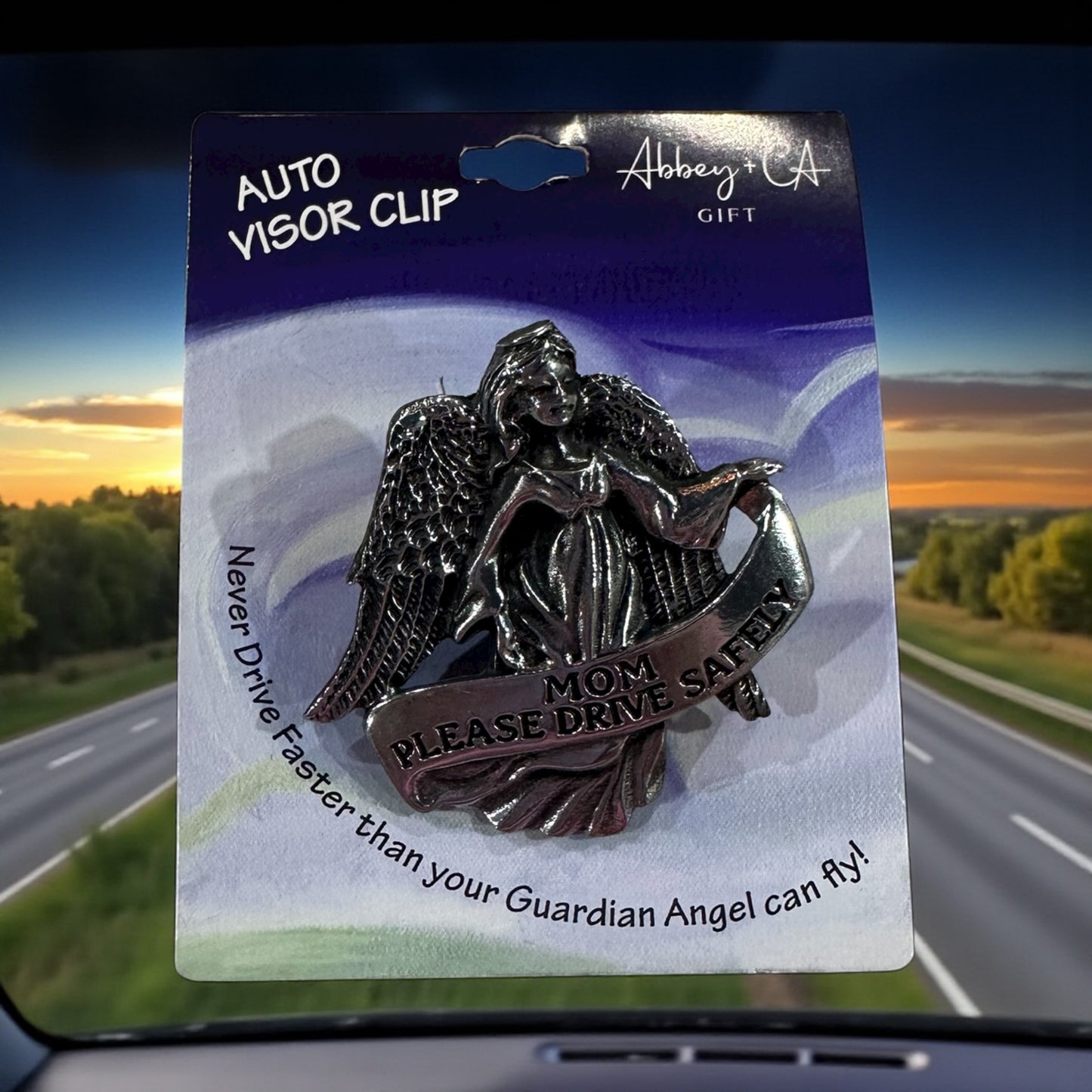 Visor Auto Clip Drive Safely Mom