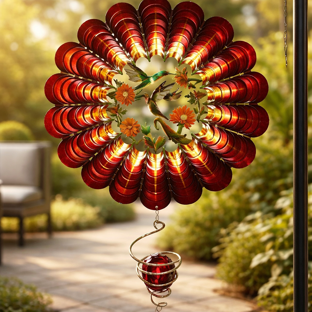 Wind Spinner Hummingbird Large