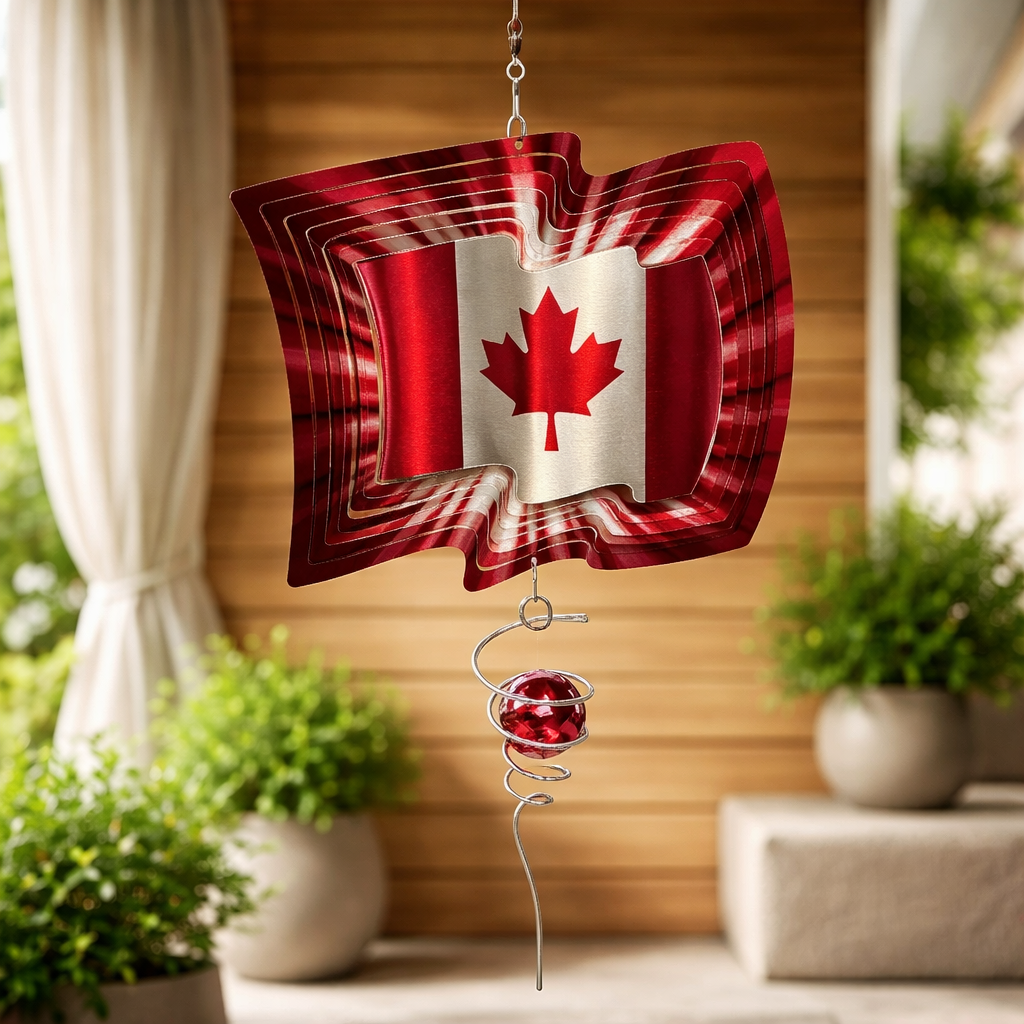 Wind Spinner Canada Flag Lg