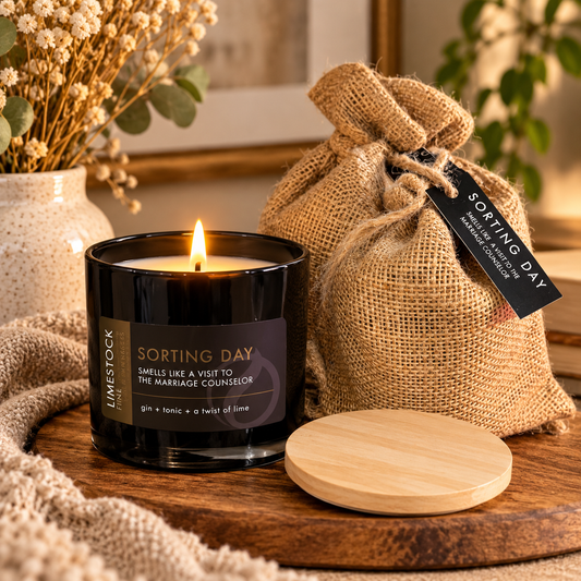 Scents of Shame Candle Sorting Day