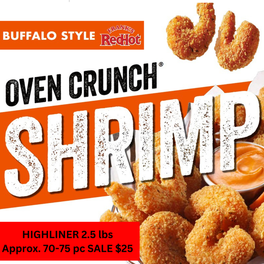 SUPERSALE! New Highliner Buffalo Style Breaded Shrimp