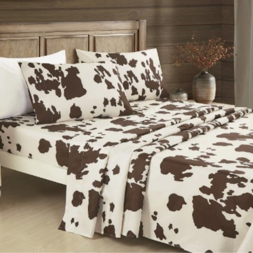 Wrangler Cowhide Sheet Set Queen