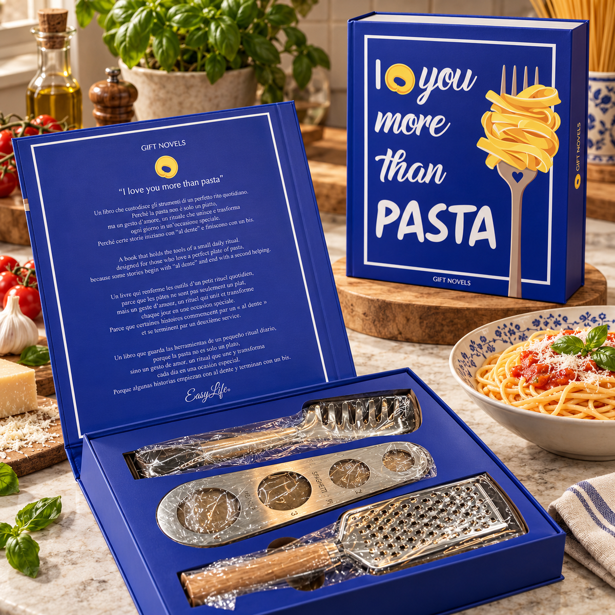 I Love You More Than Pasta Gift Set
