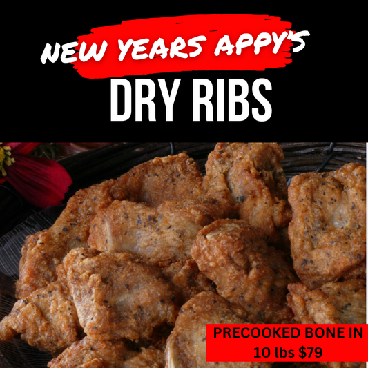 CASE Dry Rib (bone in) 10 lbs precooked