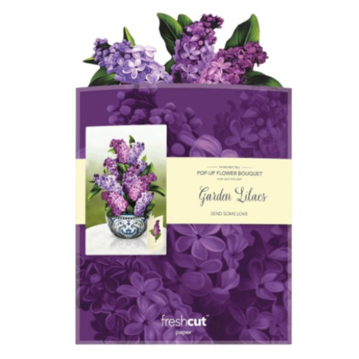 Freshcut Paper Pop Up Cards Garden Lilacs
