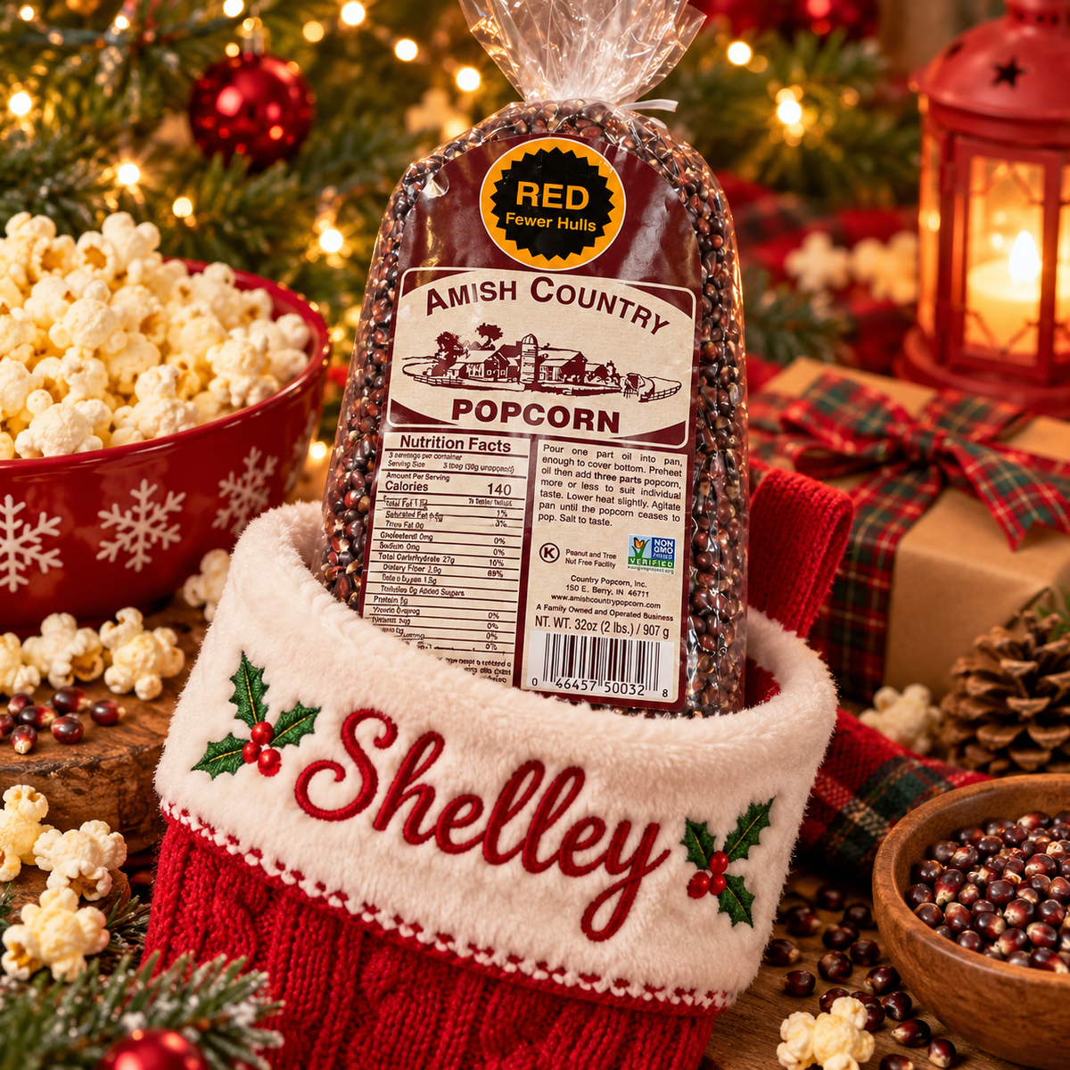 Amish Country Popcorn Kernals Red