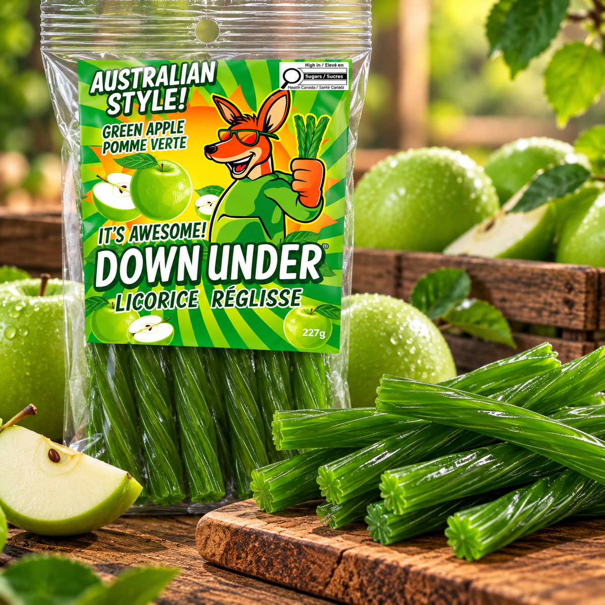 Down Under Australian Licorice Green Apple