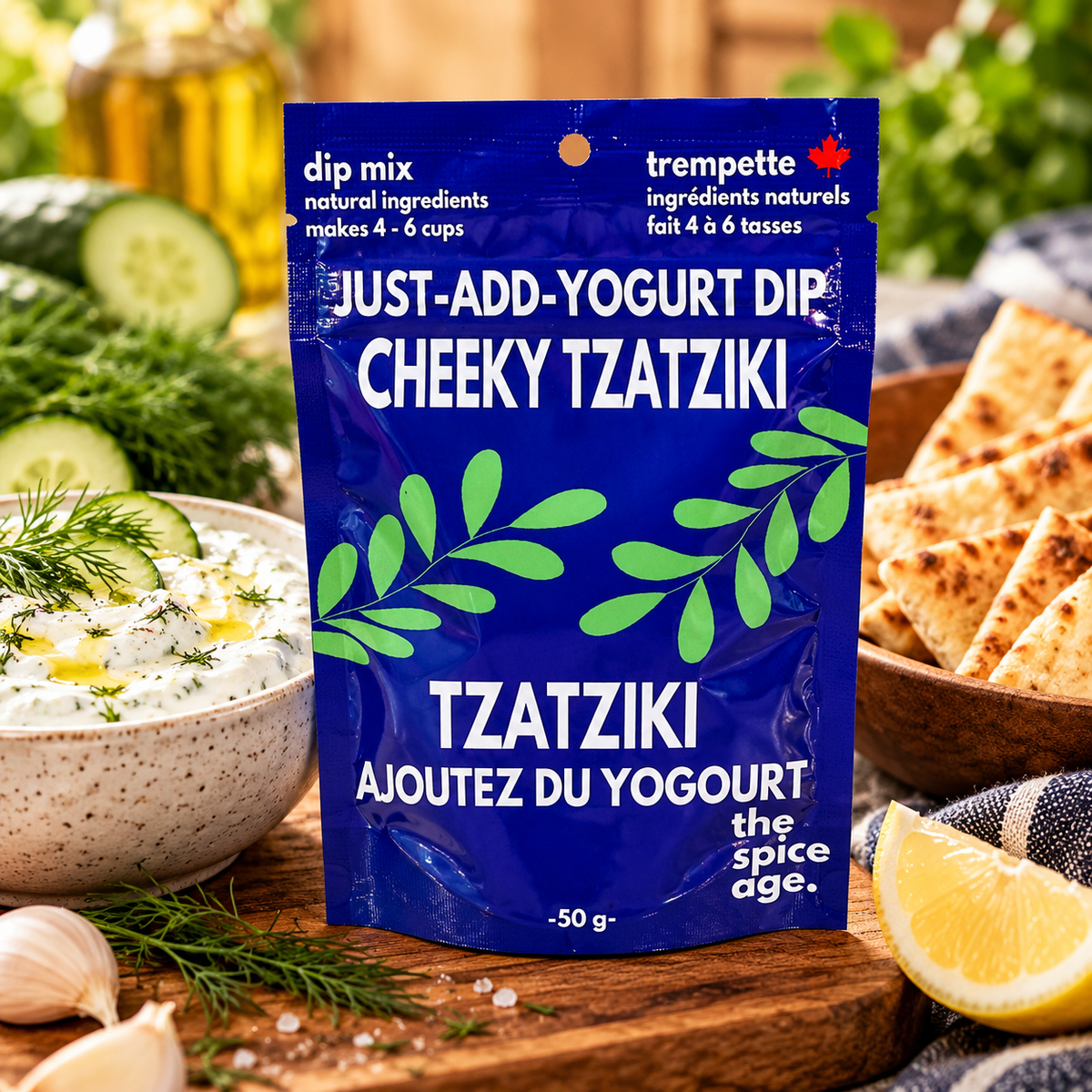 "Cheeky Tzatziki" Dip Mix | The Spice Age