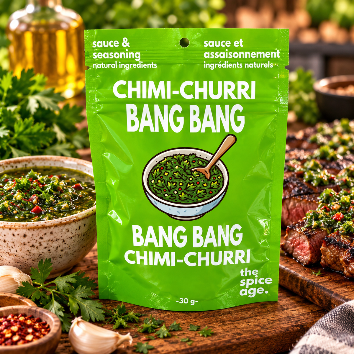 Bang Bang Chimi-Churri Sauce & Seasoning | The Spice Age