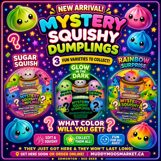 Squishy Dumpling Sugar and Rainbow SOLD OUT Glow Only!