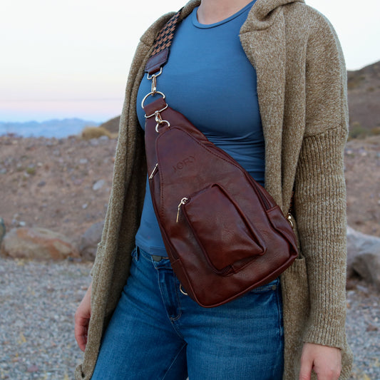 Jory Hailey Crossbody Bag Dk. Brown