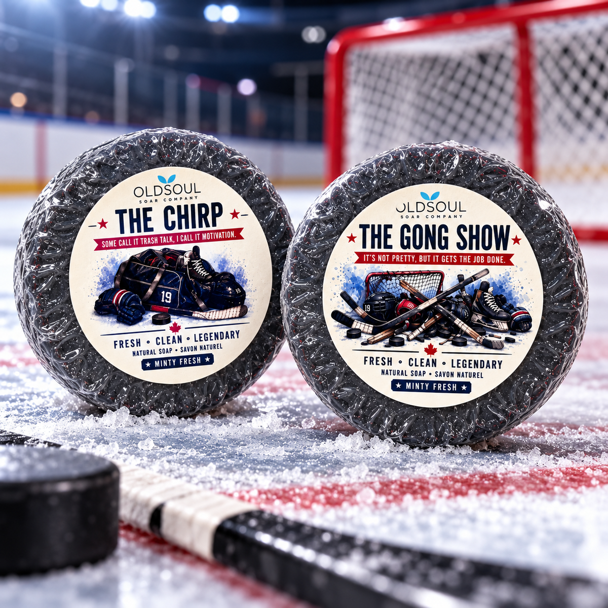 Handmade Hockey Puck Soap - For Him