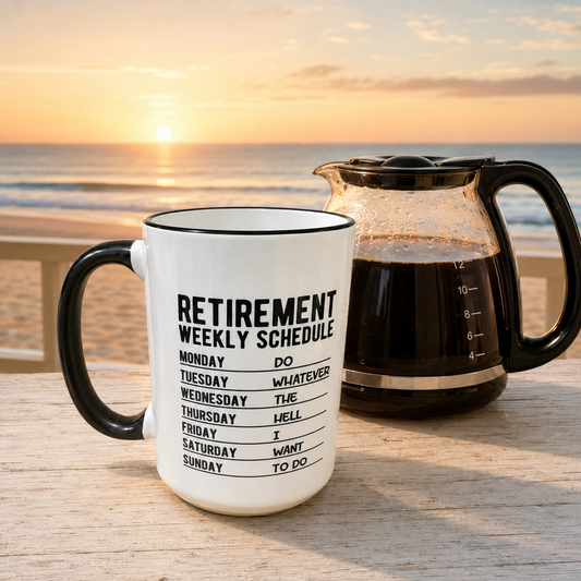Funny Coffee Mug Retirement