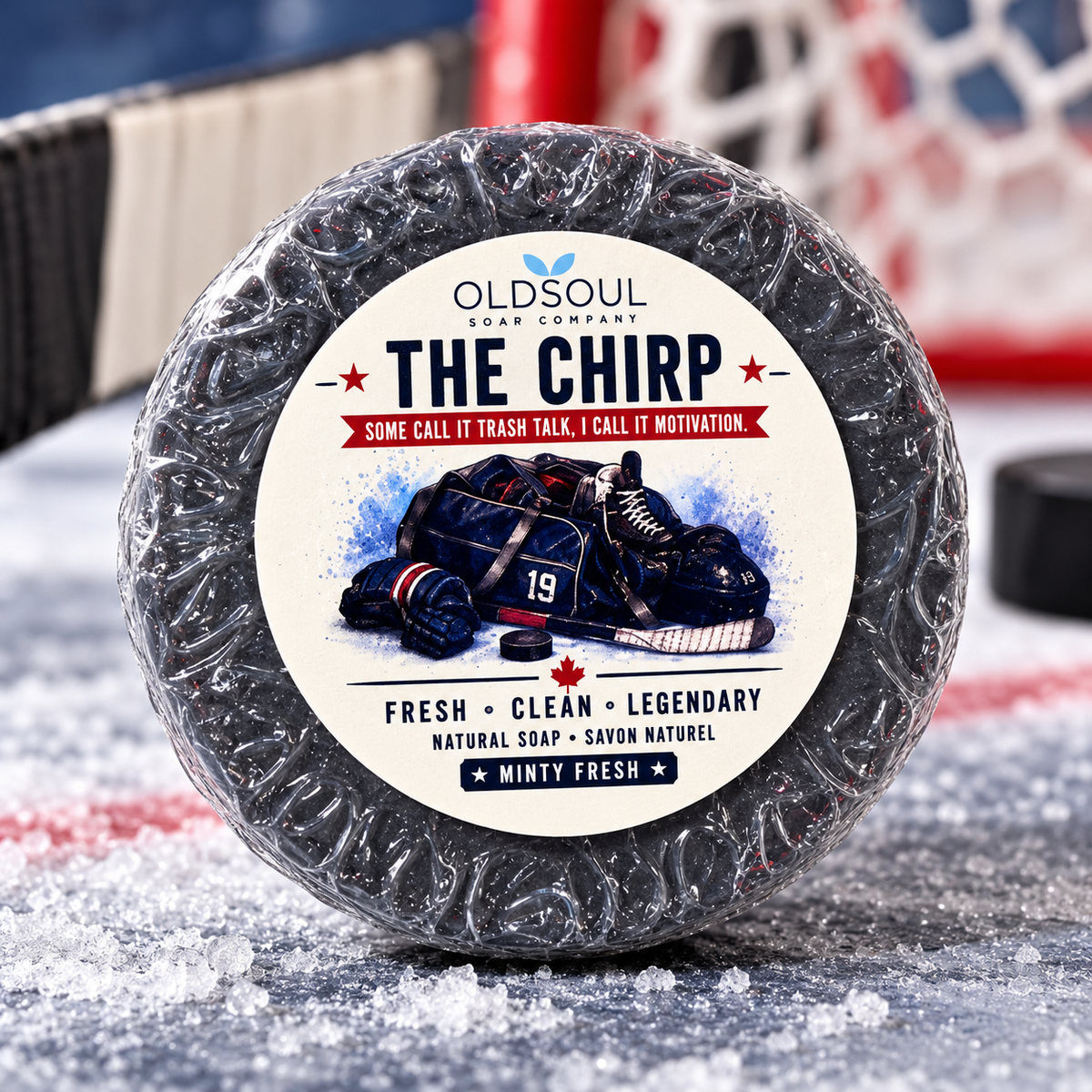 Handmade Hockey Puck Soap - For Him