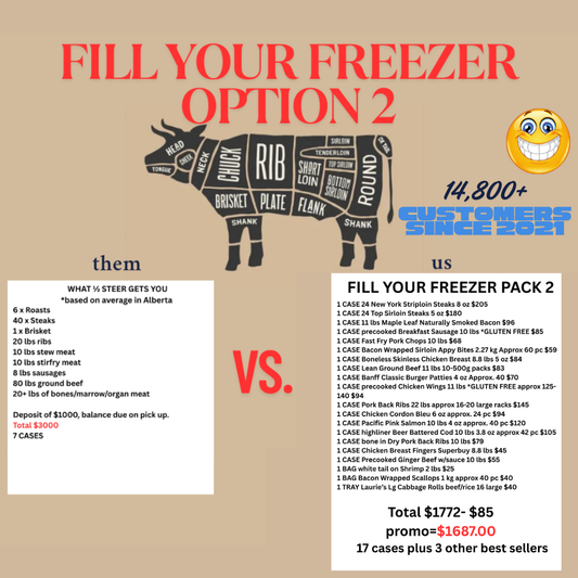 FILL YOUR FREEZER- OPTION 1