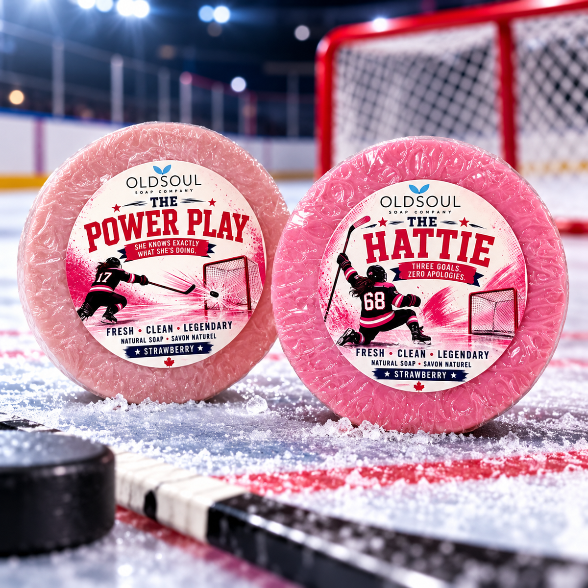 Handmade Hockey Puck Soap - For Her